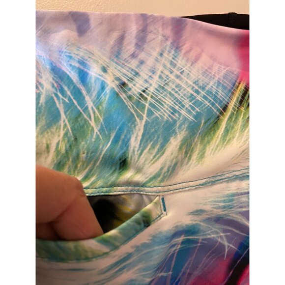 Lucky In Love Womens Multicolor Abstract Skirt Medium - Picture 8 of 8